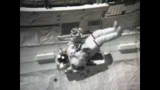 TPAD In Use - Solar Max Repair Space Shuttle STS 41 C Post-Flight Press Conference 1984