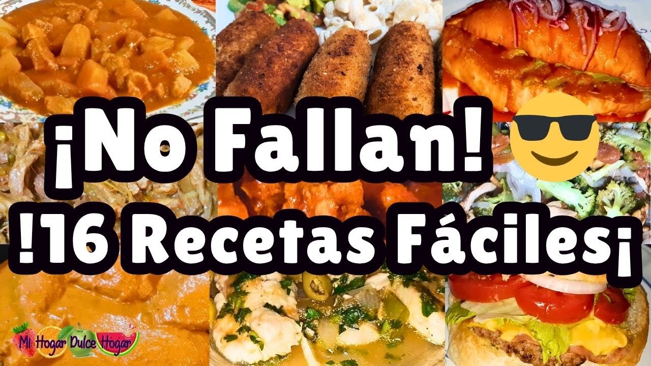 ¡No Fallan! 😎 16!! Recetas Fáciles que Harán tu Vida Más Rica y Simple!! | Mi Hogar Dulce Hogar
