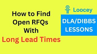 How To Find RFQs With Long Lead Times