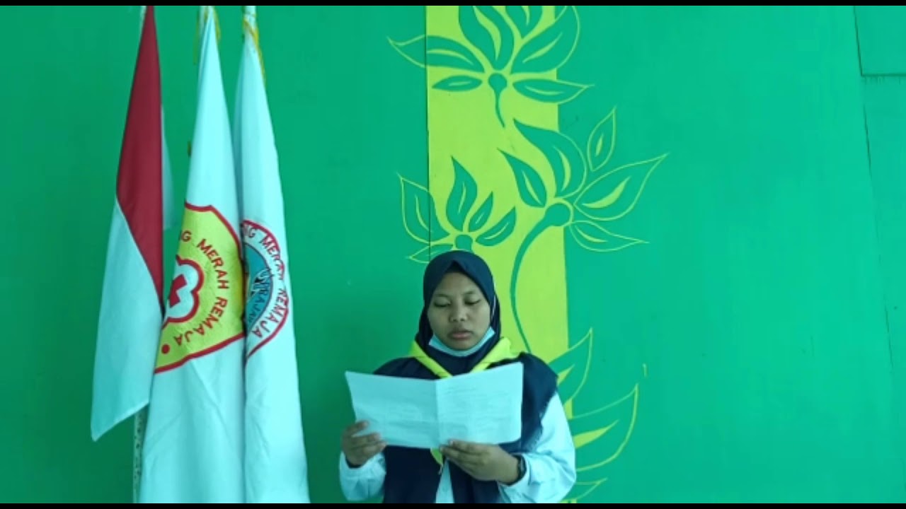 Pembacaan Program Kerja PMR WIRA UNIT MAN 2 BLITAR Periode 2020/2021