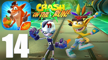Crash Bandicoot on the run gameplay walkthrough - SPRING CRASH NEW SKIN ios / android