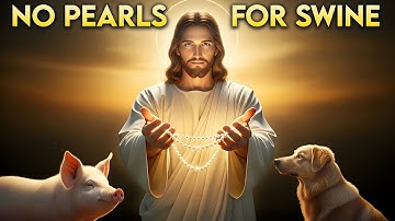 What did JESUS mean by saying "Do not cast your PEARLS before SWINE"?