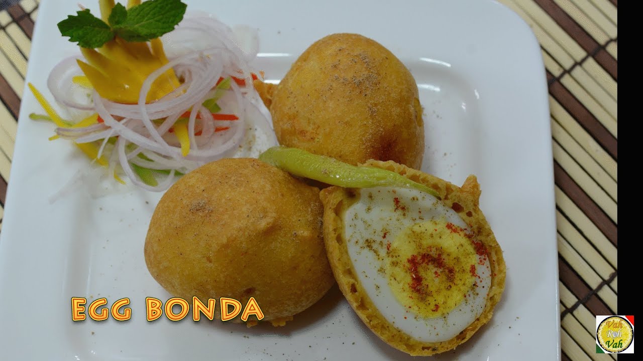 Fried Boiled Eggs - Egg Pakora - By Vahchef @ vahrehvah.com | Vahchef - VahRehVah