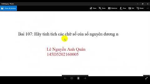 Kỹ Thuật Lập Trình . Bài 107: Tính tích các chữ số của số nguyên dương n
