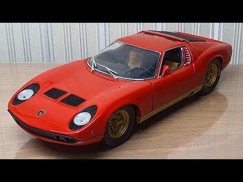 ANSON　1/18 　Lanborghini　Miura 1/18] Ep.25 Anson Lamborghini Miura P400 SV - YouTube