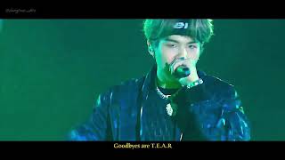 Bts -Tear Live Lyrics Effects