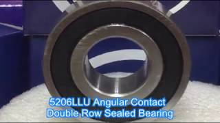 5206LLU Angular Contact Double Row Sealed Bearing