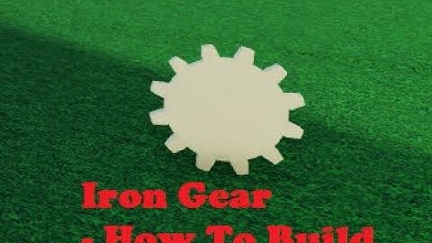 Factory Simulator Roblox - How to build - Tier 2 [Compressed] - Iron Gear