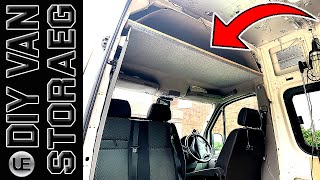 Van Build DIY VW Crafter Van OVERHEAD Storage