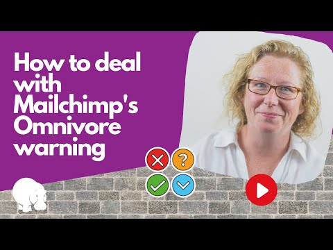 Email Hippo how to deal with Mailchimp's Omnivore Warning