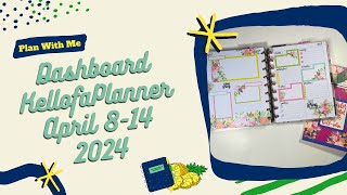 Plan With Me Dashboard Kellofaplanner April 8-14, 2024
