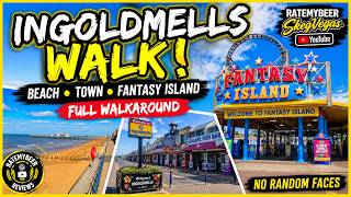 Walk about Ingoldmells Fantasy Island Beach Skegness Summer 2026