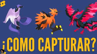 ¿COMO CONSEGUIR ARTICUNO ZAPDOS MOLTRES DE GALAR EN POKEMON GO?