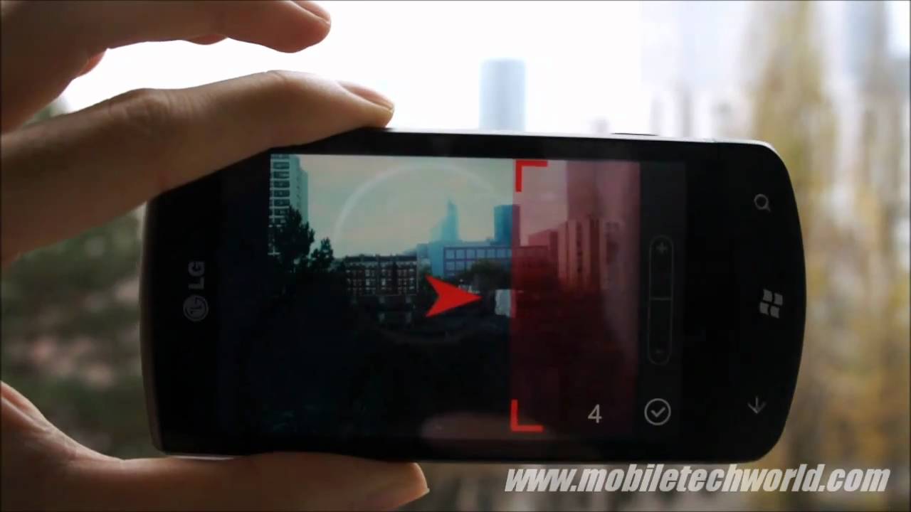 LG Optimus 7 Panorama Camera Application on Windows Phone 7 - YouTube