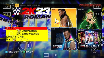 WWE SVR 2K23 PS2 Game For Aether SX2 PS2 Emulator On Android | John Cena Vs. Randy Orton | Gameplay