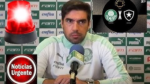 ABEL FERREIRA PRESS RELEASE! NOBODY WAS EXPECTING THIS ESTEVÃO! BEFORE THE MATCH AGAINST BOTAFOGO!
