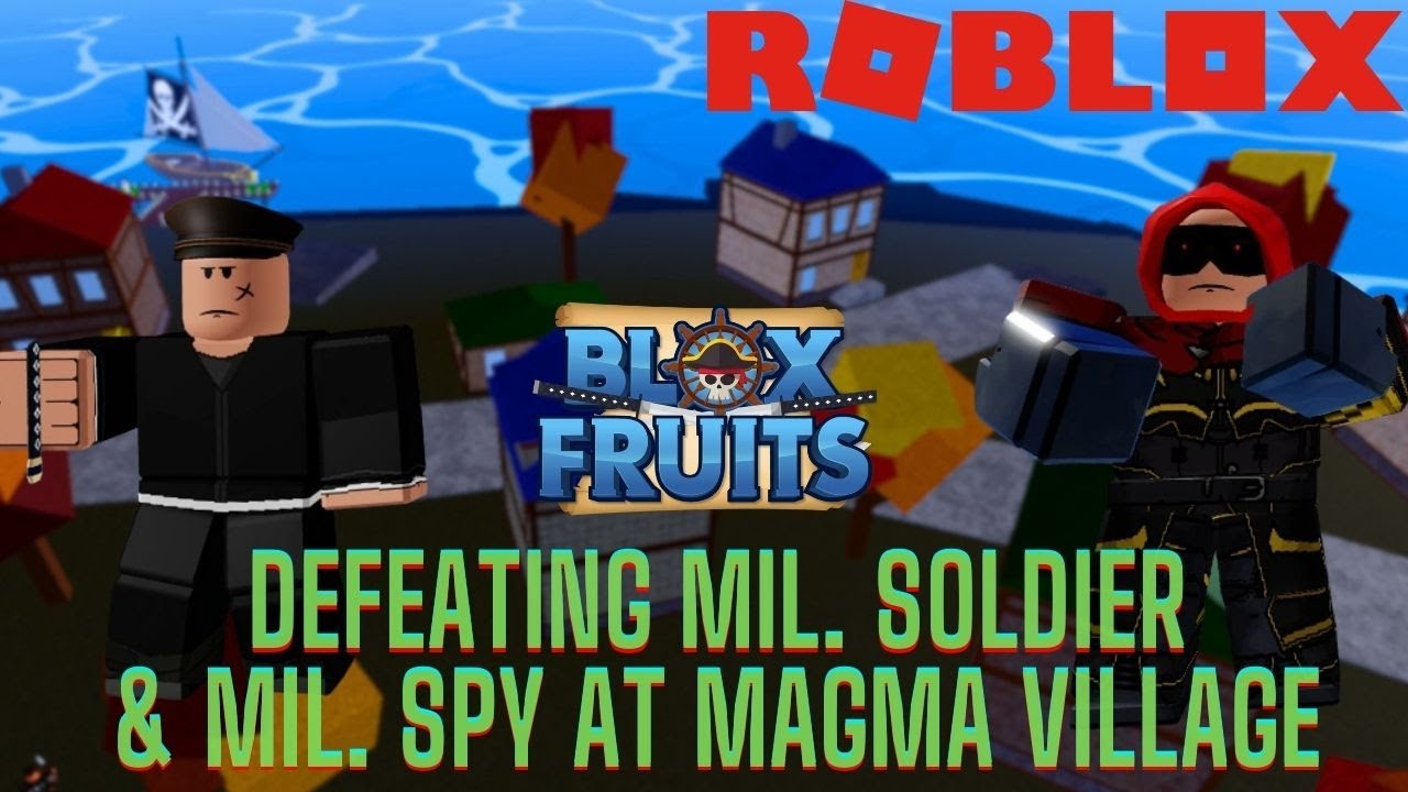 Beating Blox Fruits Using Magma Awakening 