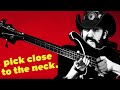 How to sound like Lemmy on bass