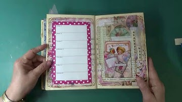 2021 Altered Book Bullet Journal Video 5 Finish Feb, Begin March