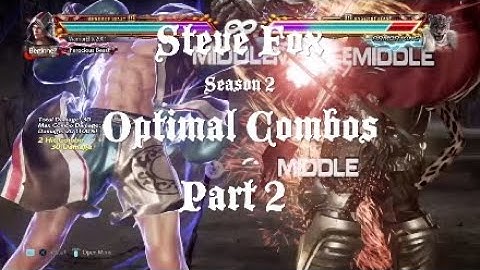 Steve Fox Optimal Combos Season 2 Part 2(Including Back Tech Traps)