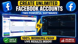 Best Facebook Account Creation Software 2026 | Facebook Unlimited Account Create Software Live Demo screenshot 4