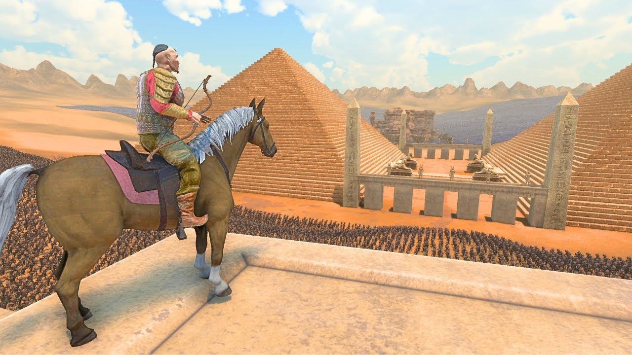 Mongols Horse Archers 500,000 VS 2,000,000 Medieval Archers Blue - UEBS 2