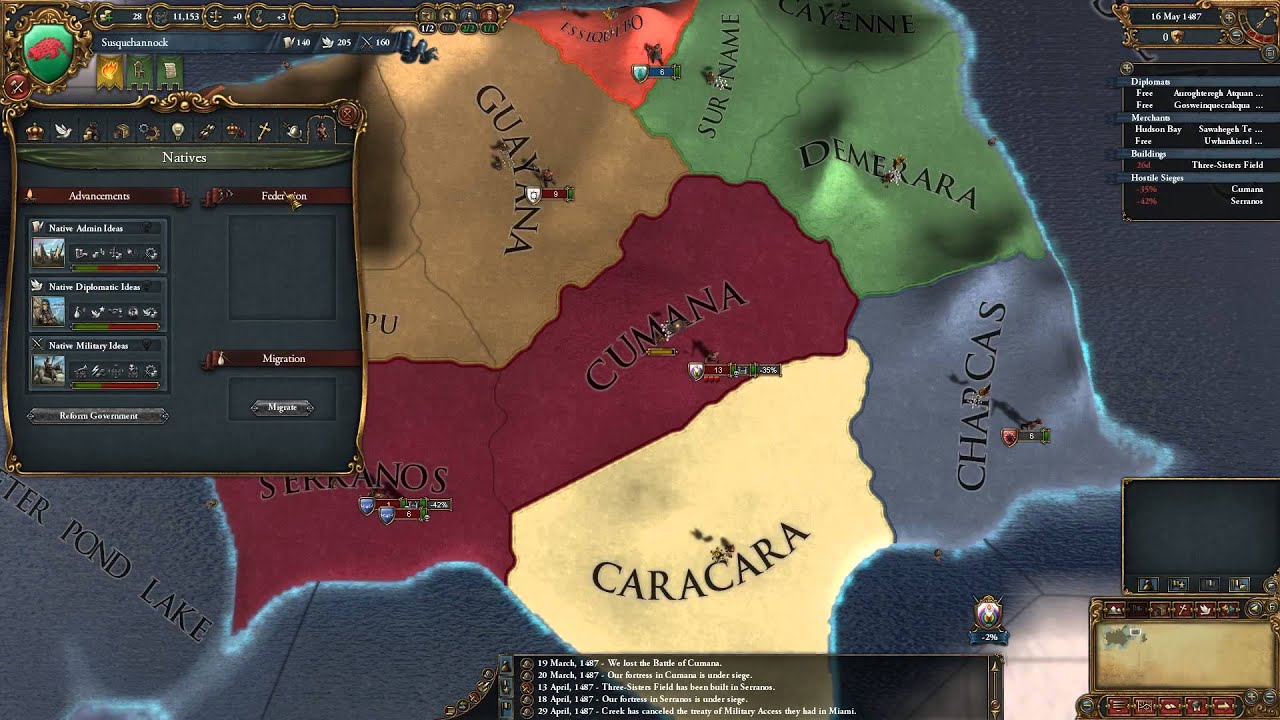 Europa Universalis IV: Conquest of Paradise Gameplay Review - YouTube