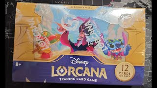 Disney Lorcana Into the Inklands Booster Box Opening
