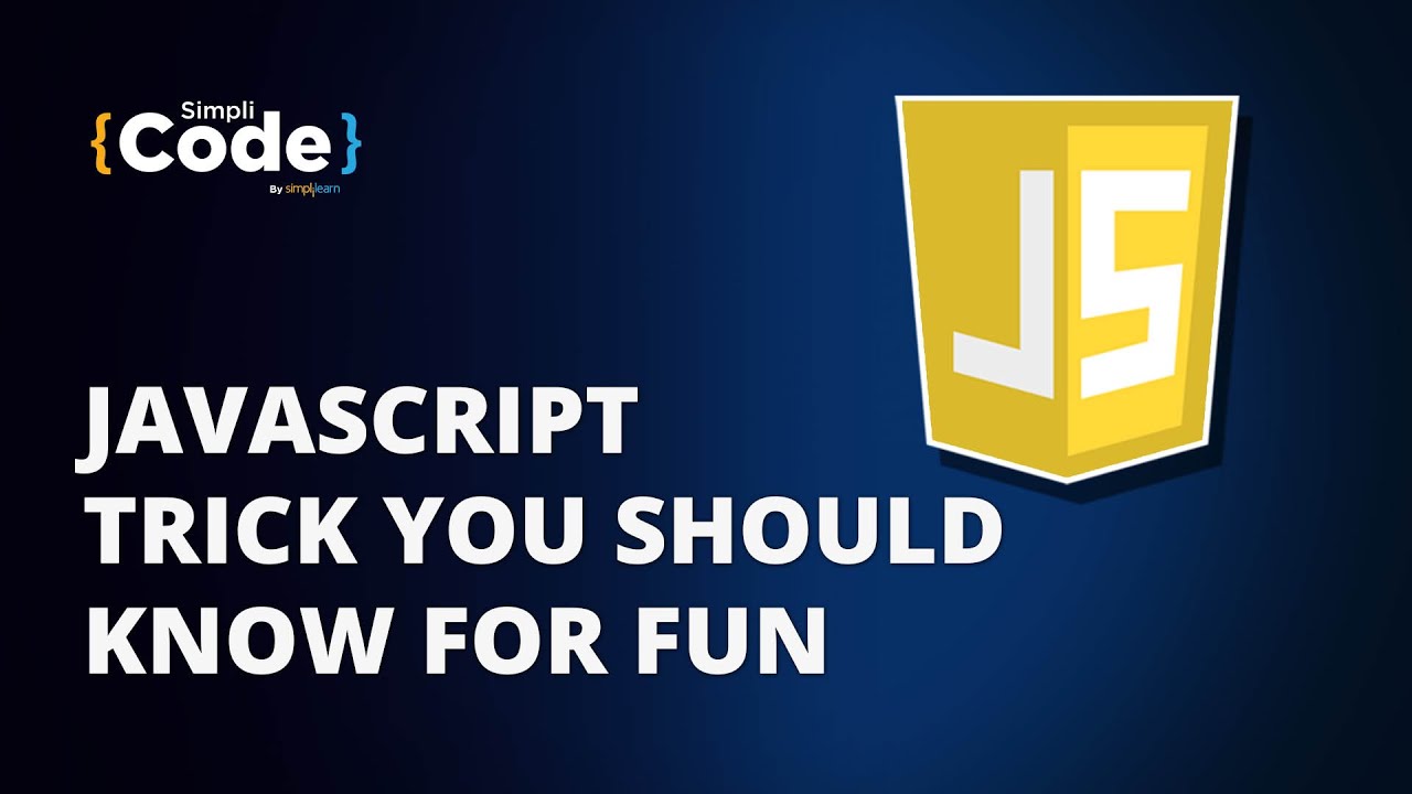 JavaScript Tricks To Know | JavaScript Tricks for Beginners | #Shorts | SimpliCode