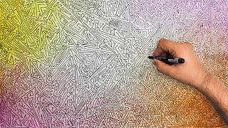 How to Draw Pattern #209 | Zentangle Pattern | Doodle Pattern | Mandala Pattern