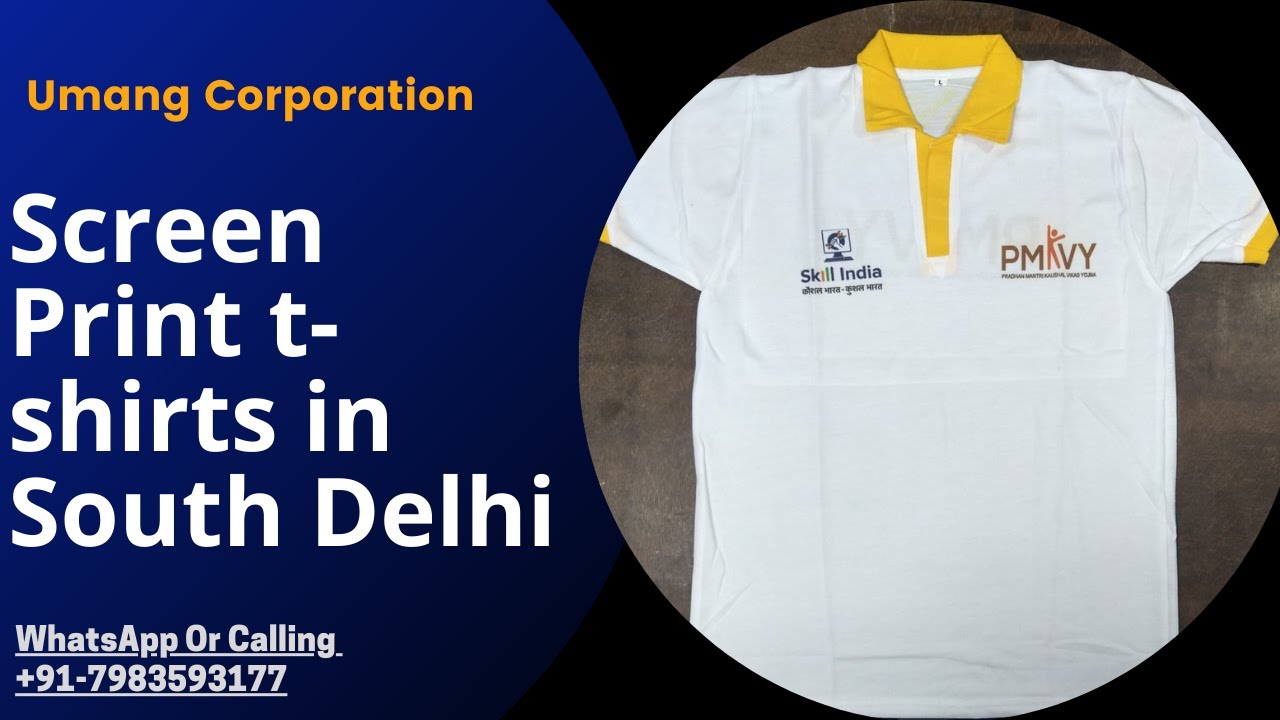 Screen Print tshirts in South Delhi Screen printing near me Delhi T shirt printing Yamuna