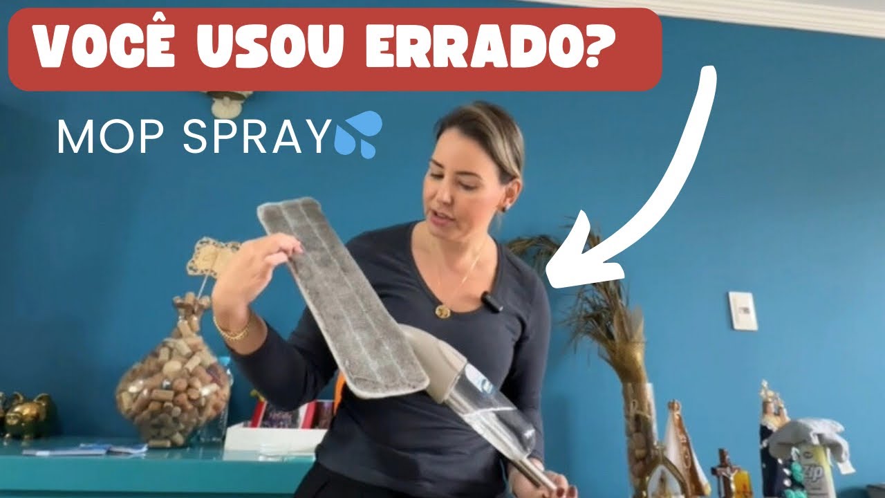 Você usou o MOP SPRAY errado? O porcelanato fica manchado?Descubra a forma correta 💦