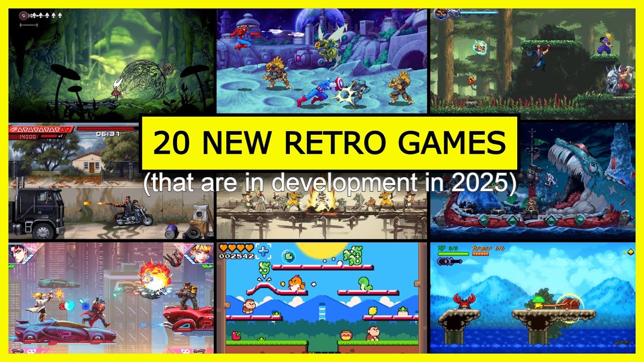 20 New Retro Games 2025 (and beyond)