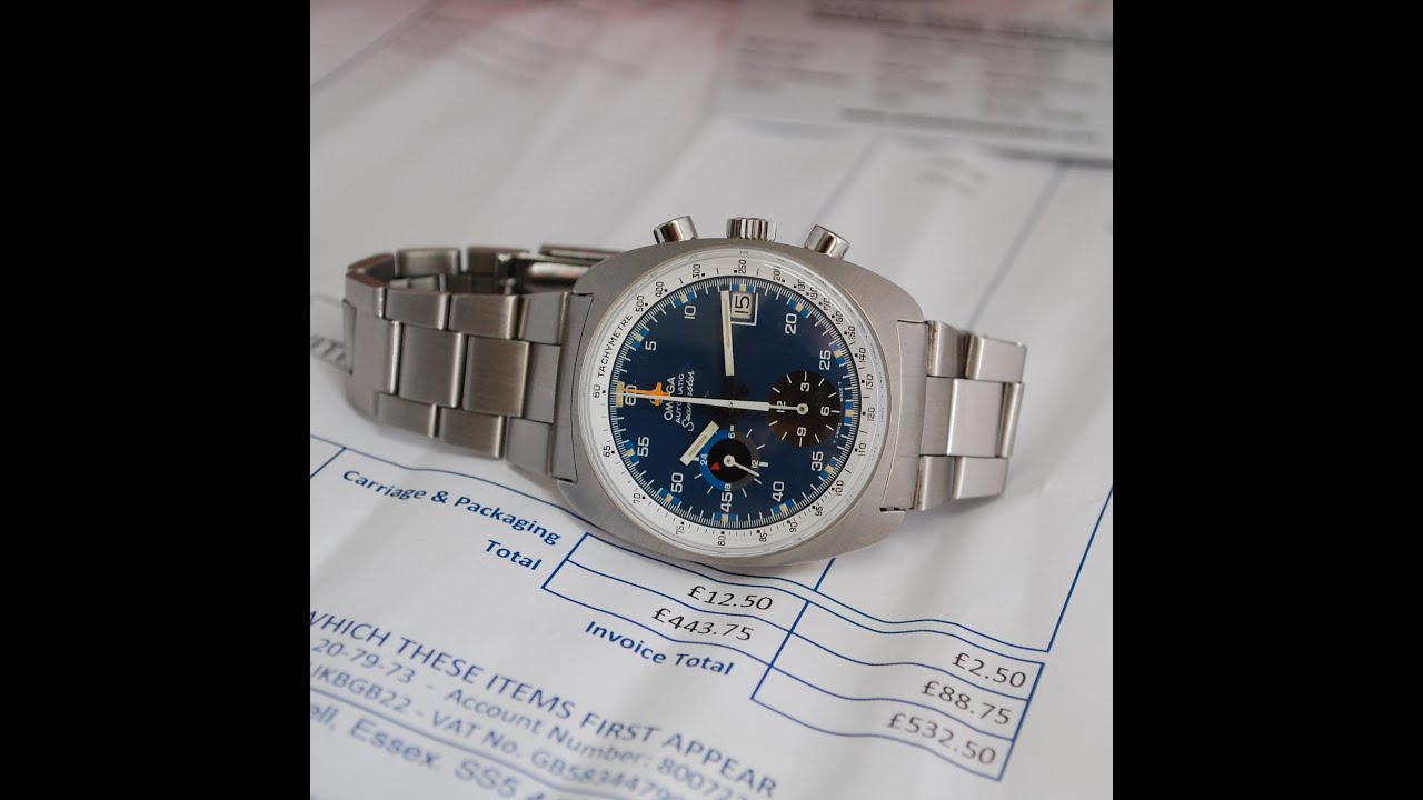 時計 OMEGA Seamaster Automatic Chronometer c1975 Omega Seamaster automatic chronograph men's vintage watch