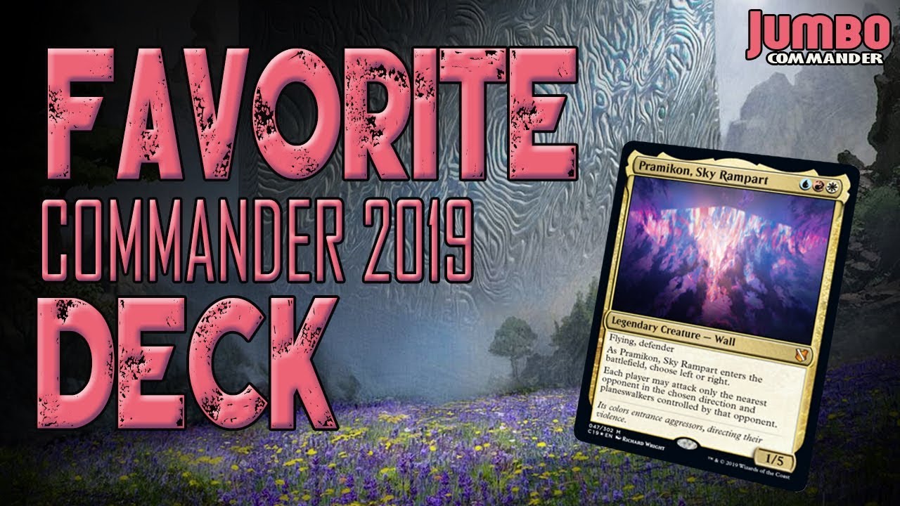 FAVORITE Commander 2019 Deck Pramikon Deck Tech YouTube