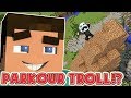 I CAN'T BELIEVE I TROLLED HIM - MINECRAFT THE TROLL PARKOUR CHALLENGE | JeromeASF
