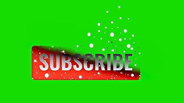 Green Screen Subscribe Button Animated Royalty Free Video #Greenscreen youtube Subscribe Button