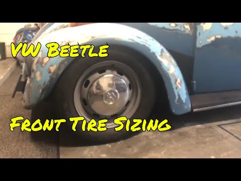 Front Tire Sizes For Your VW Bug
