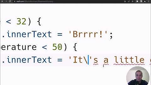 JavaScript If Statements - Intro to Creative Web Dev Week 12