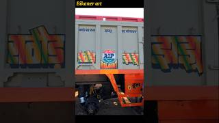 bikaner truck art all India permit truck Rajasthan #writing #art #painting #trending #artwork #2025