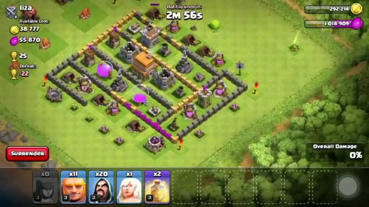 Clash Of Clans Best Attack Strategy Town Hall 6