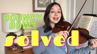 Bouncy bow * SOLVED * | How to fix a bouncy violin bow