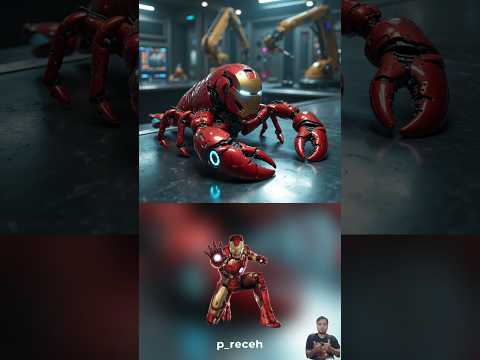 When A Superhero Becomes A Robot Shorts Viralvideo Lobster Superhero Ai Aiart