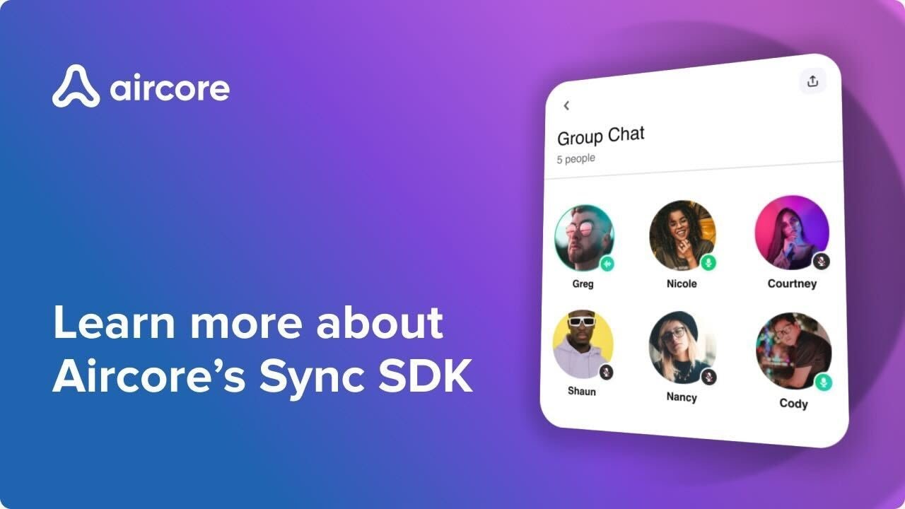 Aircore Sync Audio SDK