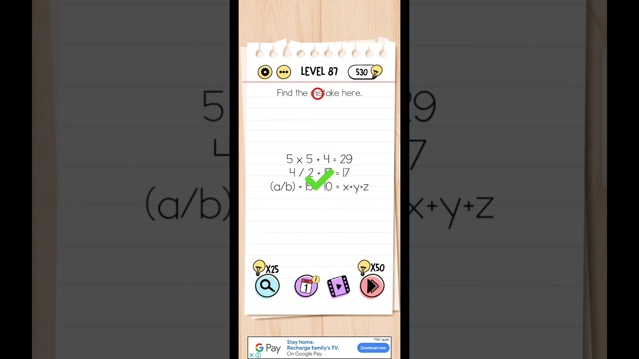 Find The Mistake Here Level 87 Brain Test Level 87 Find the mistake here Answer - YouTube