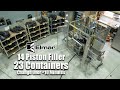 Elmar piston filler  14 station for 23 containers