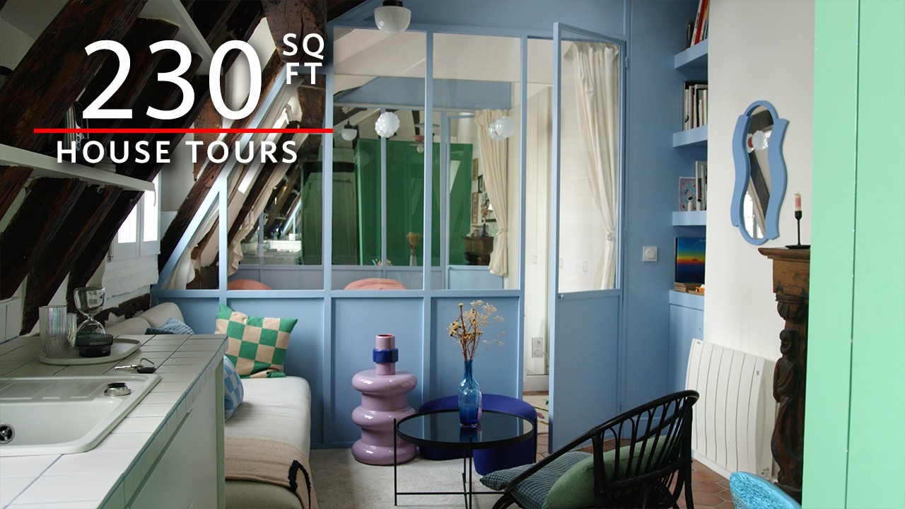 Micro Apartment Tour | 237 Sq Ft in Paris | Apartment Therapy Home Tours