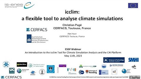 An Introduction to the icclim Tool for Climate Simulation Analysis and the C4I Platform