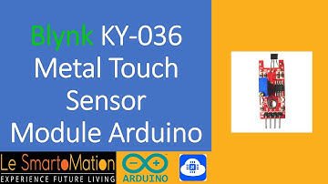Blynk KY-036 Metal-touch sensor module  as toggle switch with Arduino/Nodemcu (37 in 1 sensors kit)