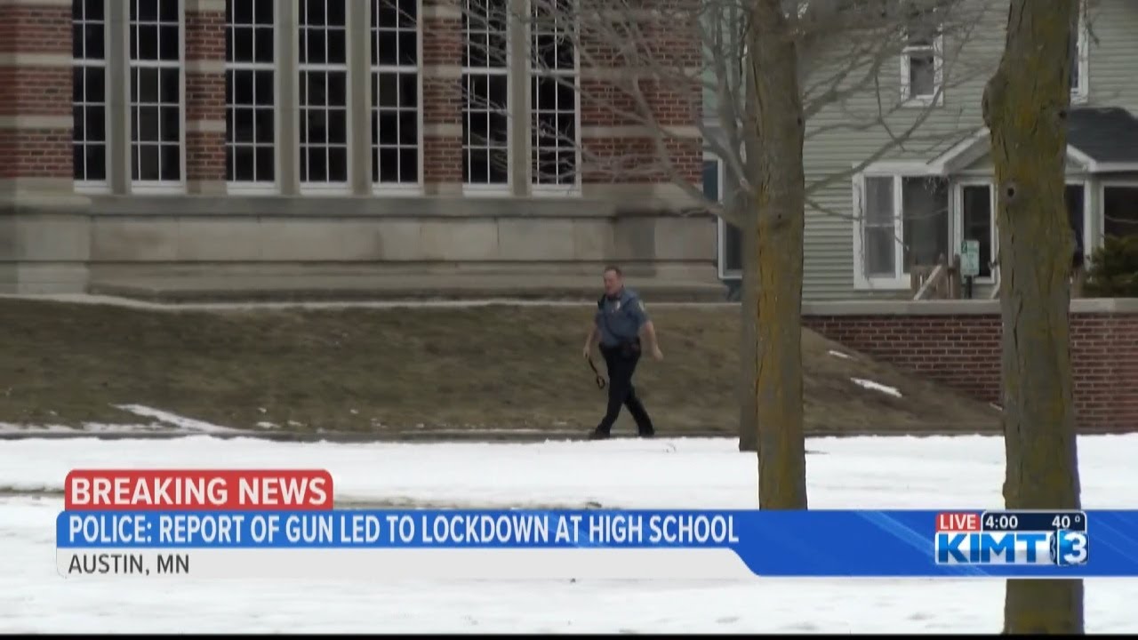 Report of a gun led to a lockdown at Austin High School - YouTube